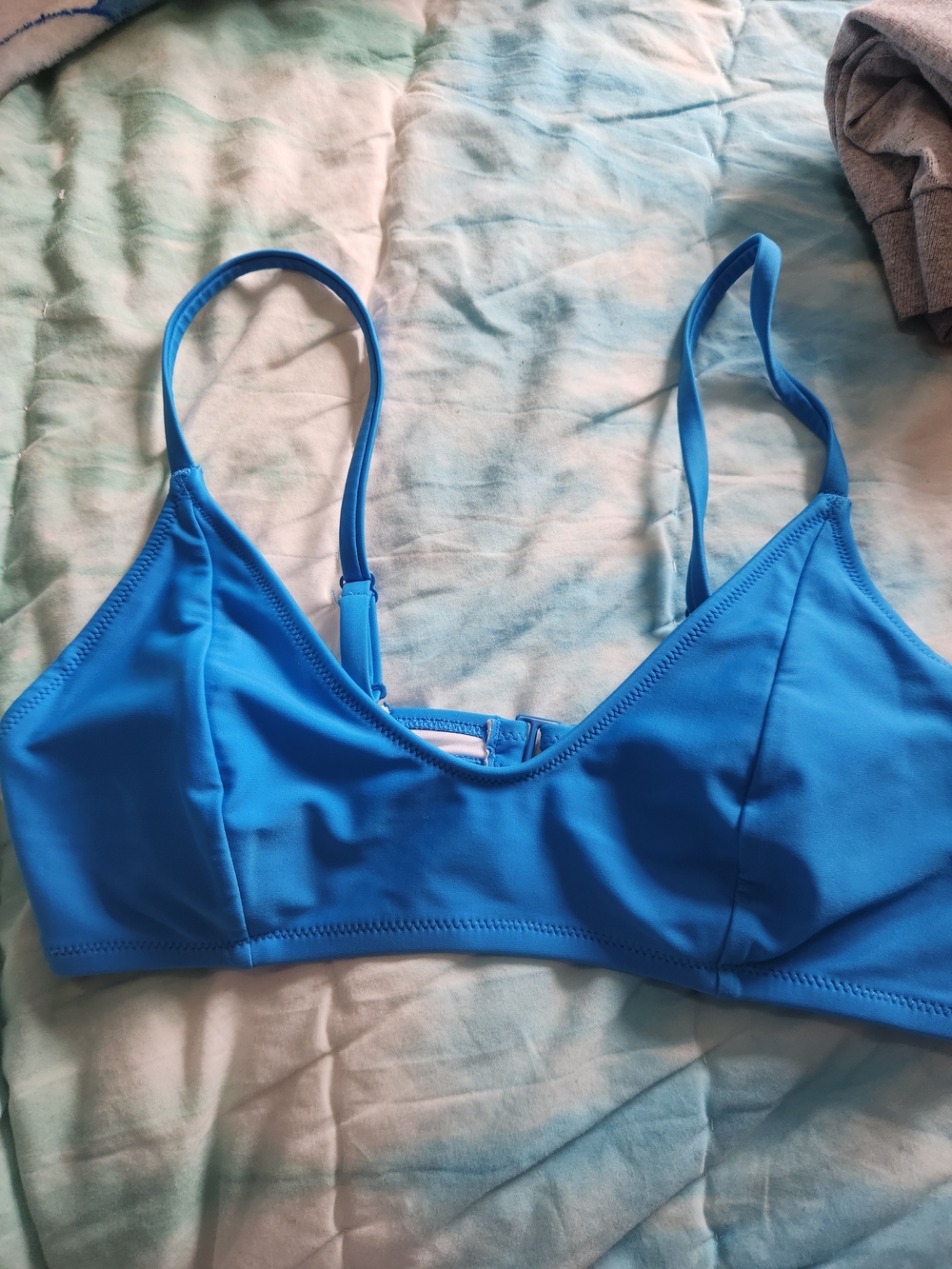 Blue Bikini Top - Lightweight Comfort